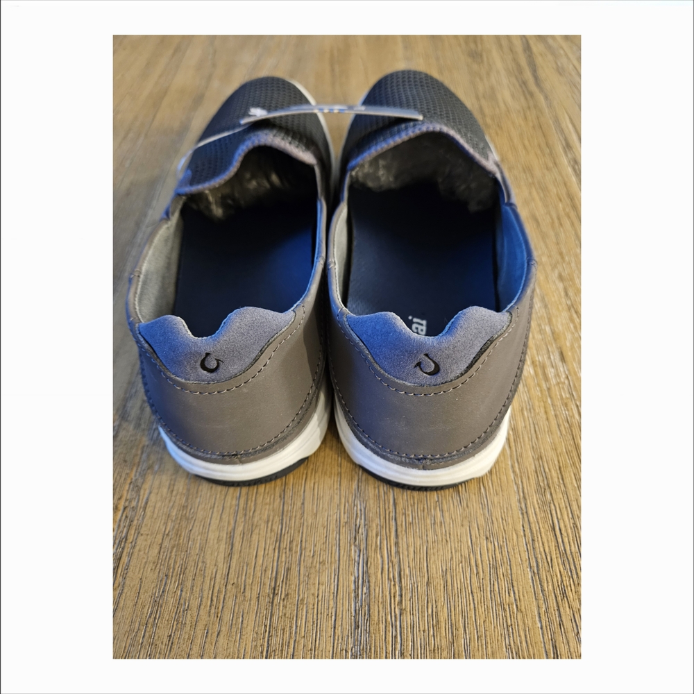 Olukai Men's Gray Slip-On Shoes - Picture 4 of 6